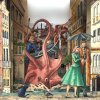 Saluti da Venezia 4 Chaos in Laguna 2018 acquerello e china su carta cm 35x50x30